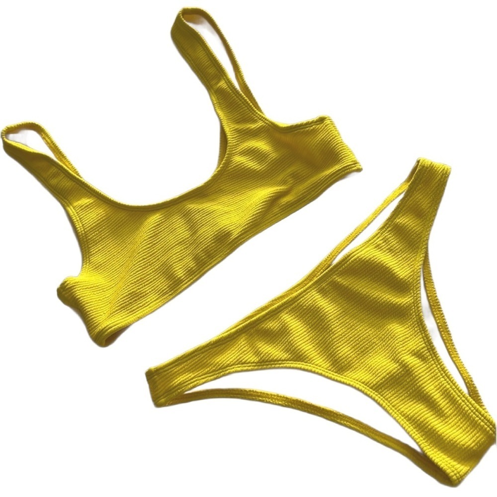 New w/o tags Yellow bikini size Medium - Picture 2 of 4